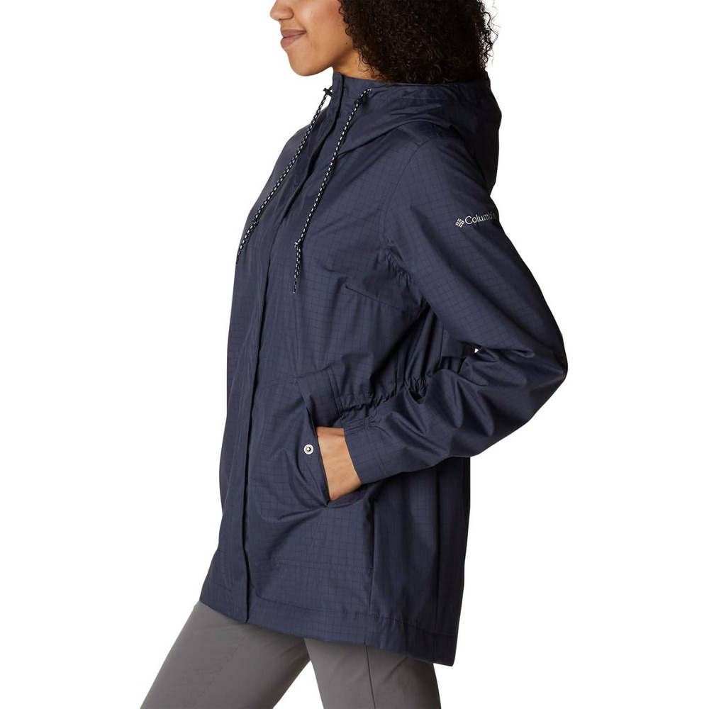 Columbia Ramona Falls Rain Jacket Womens 1X Blue NWT Waterproof Interchange